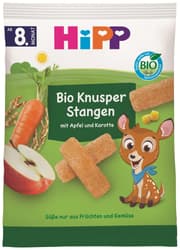 Hipp Bio ropogós almás répa rudacskák, 8 hónapos kortól