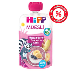 HiPP Bio Müesli - Alma Banán Áfonya Zab, 1 éves kortól