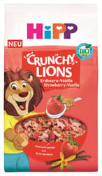 Hipp Organic Crunchy Lions Strawberry-Vanilla, from 3 years