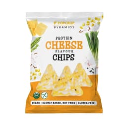 Popcrop Piramids Sajtos-újhagymás protein chips
