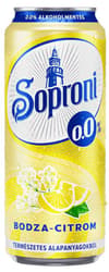 Soproni Bodza-Citrom 0,0% alkoholmentes sörital 0,5l doboz