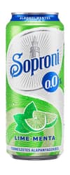 Soproni Radler lime-mentás alkoholmentes sörital 0,5 l