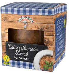 Vega-Farm Csicseriborsós lecsó barnarizzsel