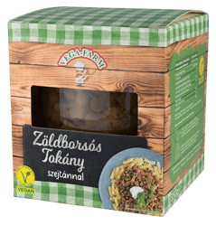 Vega-Farm Zöldborsós tokány szejtánnal