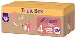 Libero Up&Go 4 TRIPLE BOX bugyipelenka 8-14 kg (4-es méret)