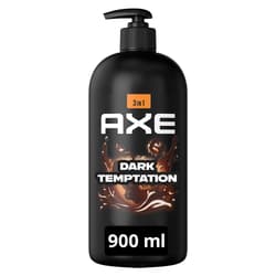 AXE Dark Temptation 3 in 1 Shower Gel for Body, Face, Hair 900 ml