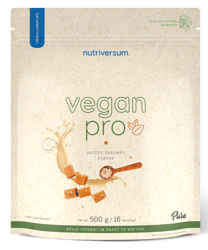 Nutriversum Vegan Pro sós karamell fehérjepor