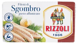 Rizzoli Makrélafilé napraforgóolajban (28%), füstölt ízű (90 g)