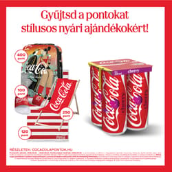 Coca-Cola Cherry colaízű szénsavas üdítőital cseresznye ízesítéssel (4 x 330 ml)