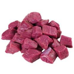 Fallow deer stew diced