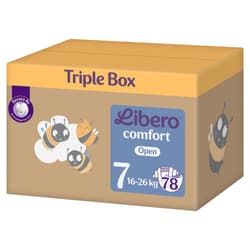 Libero Comfort 7 TRIPLE BOX open diaper 16-26 kg (size 7)