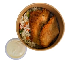 Brót by Villa Bagatelle Crispy Cod with Vegetable Rice