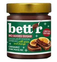 Bett'r BIO Földimogyoró-kakaós fűszeres krém