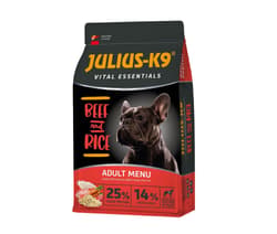 Julius-K9 HighPremium Adult Vital Essentials száraztáp felnőtt kutyáknak, marha-rizs