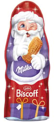 MILKA SANTA WITH CARAMELIZED LOTUS BISCOFF COOKIE
