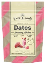 Dave & Jon's Dates Strawberry Milkshake