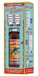 Shanky's Whip Black Irish Whiskey Likőr díszdobozban + shotos poharak 33%