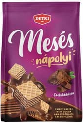 Detki Mesés Nápolyi kakaós-csokoládés krémmel