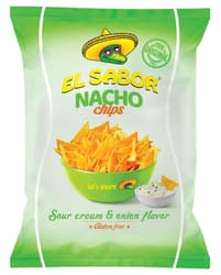 El Sabor nacho chips sour cream & onion