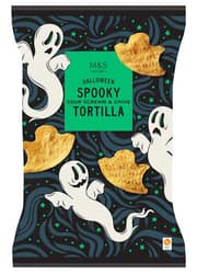 Marks & Spencer borzongatóan szellemes tortilla chips