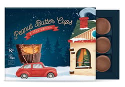 Bett'r BIO Xmas Box Praliné mogyoróvajas töltelékkel