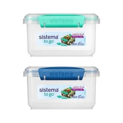 Sistema TO GO Food Storage Box with Cutlery