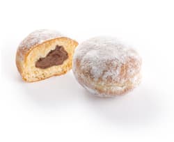 Mini fánk csokoládés mogyorós töltelékkel