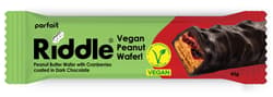 Riddle Vegan Peanut Butter Wafer Bar with Blueberries