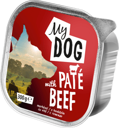 MyDog Pate with Beef 300g