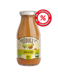 RUDOLFS ORGANIC Bio alma-körte gyümölcsital 4 hónapos kortól