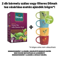 Dilmah Green Tea with Passion Fruit zöldtea aromazáró dobozban