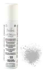 Decora Ezüst metál színű színező spray