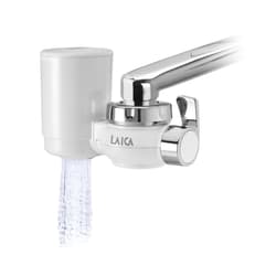 LAICA Genova HYDROSMART rendszerű csapra szerelhető mikroplasztik-stop vízszűrő 900L/3hó