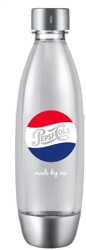 Sodastream BO Fuse 1  l Metal Pepsi DWS palack