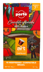 Caffé Perté Art Of Coffee Capsule Coffee Brazil 10pcs/box