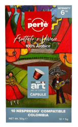 Caffé Perté Art Of Coffee Capsule Coffee Colombia 10pcs/box