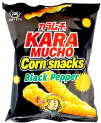 KARAMUCHO Kukorica chips fekete bors ízesítéssel