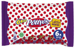 Pöttyös Túró Rudi laktózmentes natúr desszertkészítmény kakaós étbevonattal (6×51G)