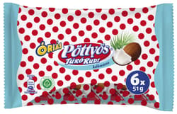 Pöttyös Óriás Túró Rudi kókuszos túródesszert tejes bevonattal (6×51G)