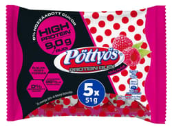 Pöttyös Rudi protein bar raspberry (5×51G)