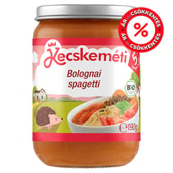 Kecskeméti Bio Bolognai spagetti, 5 hónapos kortól
