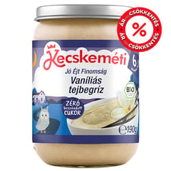 Kecskeméti Bio Vaníliás tejbegríz, 6 hónapos kortól