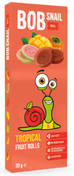 Bob Snail Gyümölcstekercs Trópusi Gyümölcsök (Mangó, Datolyaszilva, Guava)