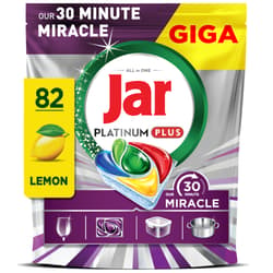 Jar Our 30 Minute Miracle Platinum Plus Mosogatókapszula Lemon, 82 db