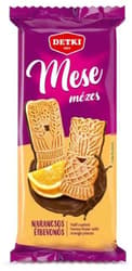 Detki Mese honey-orange dark chocolate half-dipped 180g