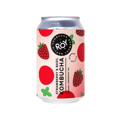ROY KOMBUCHA Strawberry and Basil flavor 330ml