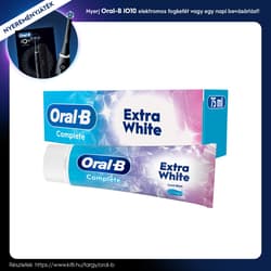 Oral-B Complete Extra White Fogkrém Antibakteriális Cinkkel, 75 ml