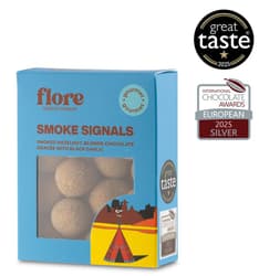 Flore Confectionery Mangó király drazsé: maracujás mangó zselé, 70%-os tanzániai Kokoa Kamili étcsokoládé drazsé
