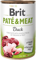 Brit Care Pate and Meat teljes értékű nedves kutyaeledel/kutyakonzerv, kacsa 400 g