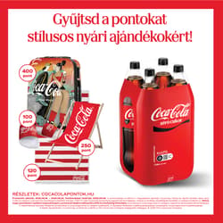 Coca-Cola Zéró cukor colaízű energiamentes szénsavas üdítőital édesítőszerekkel multipack